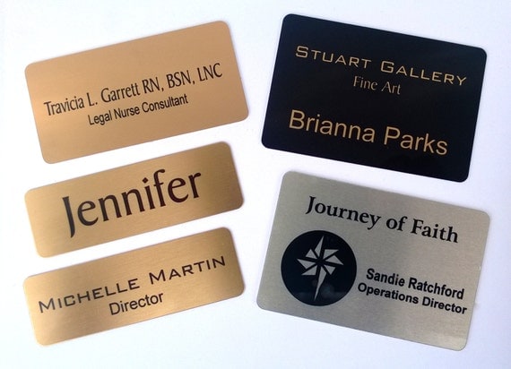 keeping magnetic name tags from sliding
