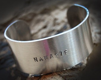 Aluminum 25mm cuff bracelet