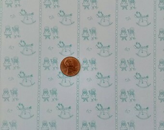 Dollhouse Miniature One Inch Scale 1:12 Wallpaper Toyland #6014