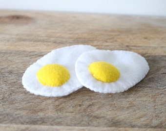 Felt Eggs - Felt Food - Felt Play Food - Play Food - Pretend Food - Pretend Food Eggs - Play Food Eggs - Pretend Play - Plush Eggs