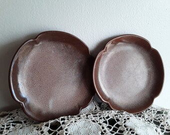 Frankoma 5E Saucer Platters Set of 3