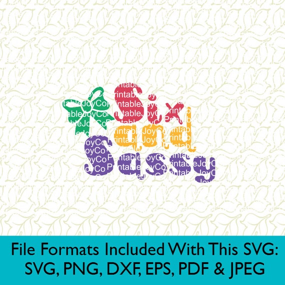 Download Sixth Birthday SVG Birthday Girl SVG 6th Birthday SVG Six and