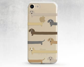 Iphone 6 Case Dachshund Iphone 7 Case Dog Iphone 5s Case Funny Iphone 5 Case Dachshund Phone Case Iphone 7 Plus Case Clear Case S7 Edge Case