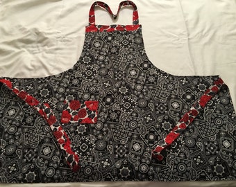 Women's apron M/L reversible