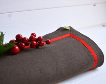 Linen tablecloth, linen, flax, linen, customizable, linen tablecloth, brawn linen,