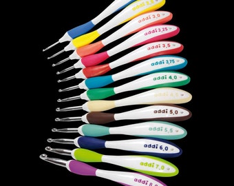 Addi swing - crochet hook set all available sizes 2-8mm 140-7