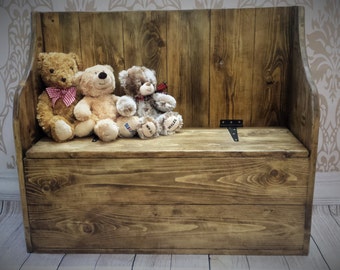 Reclaimed Wood Childs Toy Box Reclaimed Wood Childs Toy Box