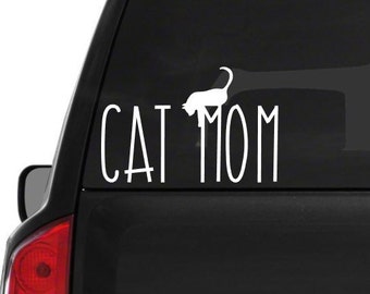 Cat Mom Decal