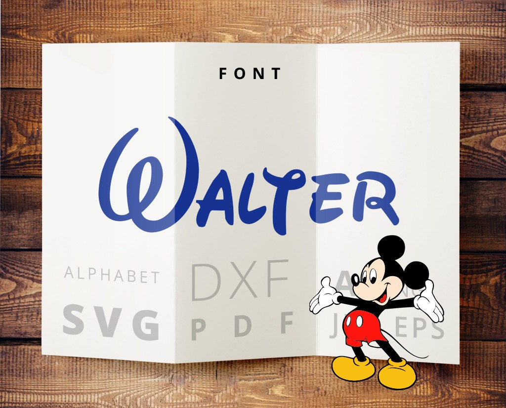 Download DISNEY FONT SVG cut files svg Disney alphabet dxf for