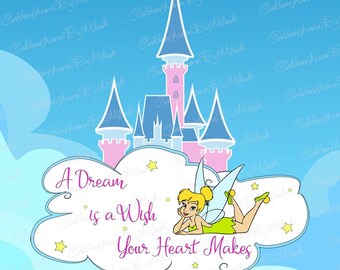 Disney Castle Princess Svg Dxf Png Eps Files Vector Tinkerbell SVG Disneyland clipart mickey mouse Disney world cinderella castle cut file