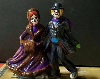 Day of the Dead Ice Skaters