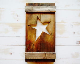 Wooden Star Wall Decor stars wall decor | etsy Wooden Star Wall Decor stars wall decor | etsy