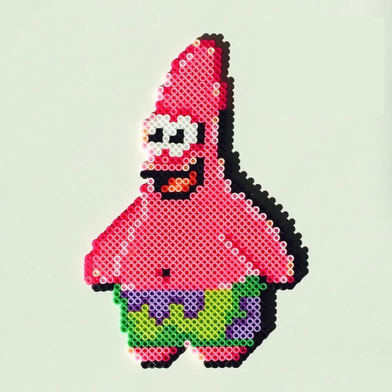 Patrick from SpongeBob Mini Perler Bead Kit