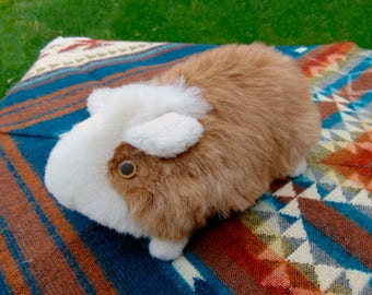 Large Guinea Pig Plush Toy; Ultra Fluffy 100% Alpaca made, Peruvian stuffed Animal; Unique and Special Gift; Peruvian Craft Gift