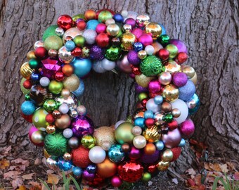 Christmas ornament wreath – Etsy