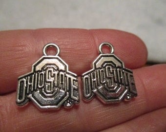 Set of 2 Ohio State Charms