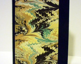 Bradel Cloth Bound Journal, handmade cloth bound journal, lined pages