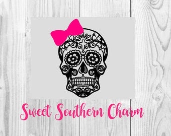 sugar skull svg - svg file - svg files - skull file - skull svg - skull svg file - sugar skull file - sugar skull cut file - skull cut file
