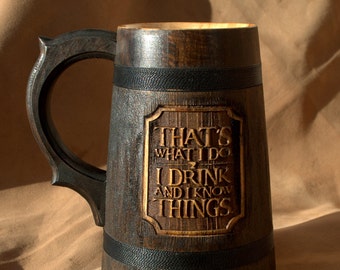 Game Of Thrones Mug Game of Thrones Gift Tyrion Lannister inspired Thats what i do i drink and i know things mug Groomsmen Gift Mens gift