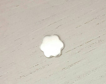 Flower stamping blank, sterling silver blanks, metal stamping blank, hand stamped jewellery