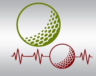 Download Golf SVG Files for Cutting Sports Ball Cricut Designs ...