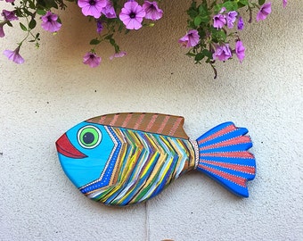 Wooden Fish Wall Decor fish wall art | etsy Wooden Fish Wall Decor fish wall art | etsy
