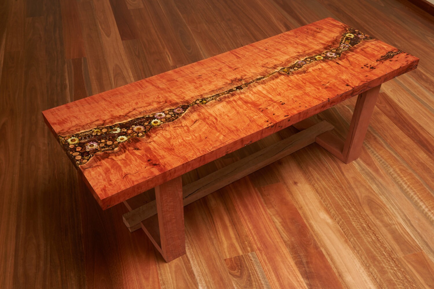 Australian native coffee table or wall art. Slab table / Live