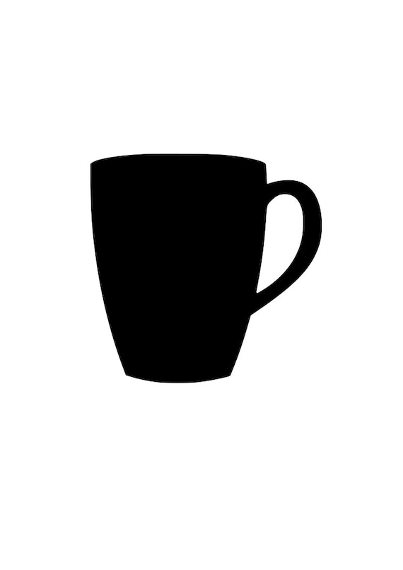 Download Coffee mug cup logo laptop cup decal SVG Digital Download