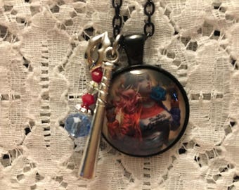 Harley Quinn Charm Necklace/Harley Quinn Jewelry/Villain Necklace/DC Comics/Suicide Squad/Suicide Squad Jewelry/Margot Robbie