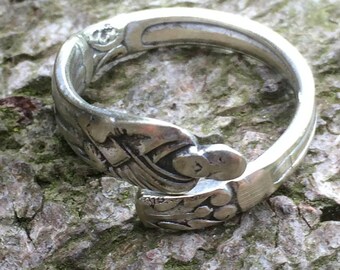 Spoon Ring with Apostle Design