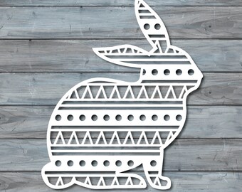 Rabbit papercut | Etsy