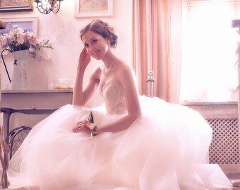 Wedding Tulle Skirt. Bridal Separates. Tulle Bridal Skirt. Wedding Skirt. Full Circle Tulle Skirt. Princess Wedding Dress. Tulle Long Skirt.