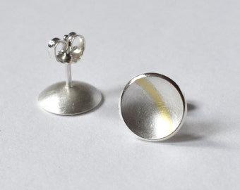 Pure gold earrings | Etsy