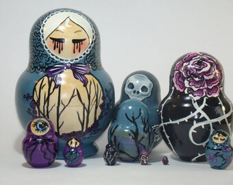 gothic nesting dolls