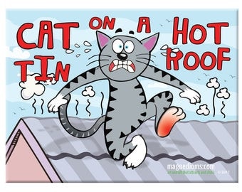 Image result for cats on a hot tin roof cartoons