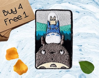 My Neighbor Totoro Patches Totoro Patches Iron On Patch Applique Patches For Jackets