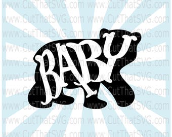 Baby Bear SVG cut file