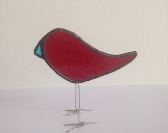 Stained Glass Bird Suncatcher