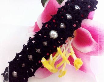 Lace tatting technique "Ankars"