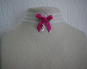Crew neck collar lace chic & trend
