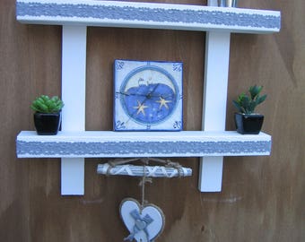 wooden shelf