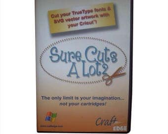 Sure Cut A Lot 2 Digital Instant Download for Windows, SCAL 2, Cutter Software, Instant Download