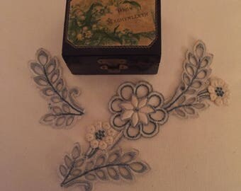 Sweet Blue and Ivory Appliqué