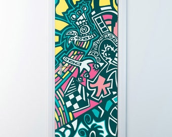 Graffiti Wall Decal, Graffiti Door Wallpaper, Door Sticker Mural, Abstract Wall Decor Mural, Bedroom Living Room Home Decor, Door Covering