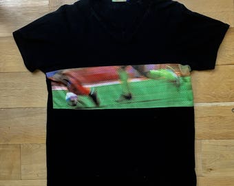 Vintage R. Newbold (Paul Smith) T-shirt - Size M - Black V-neck