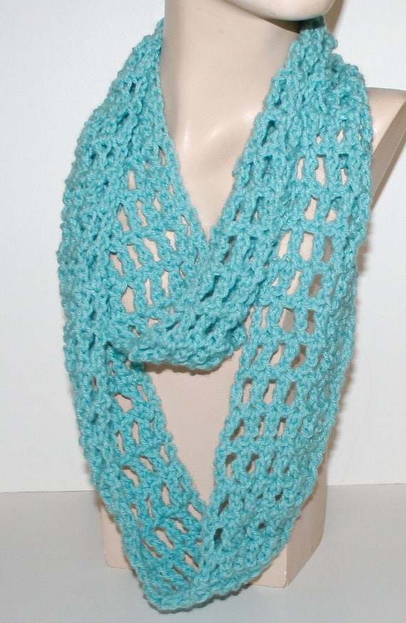 Download Crochet Scarf Pattern Easy Tutorial Light Airy Infinity / Long