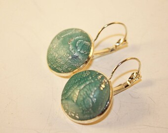 Polymer Mokume Gane Earrings