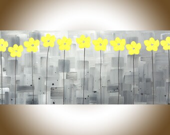 Yellow And Gray Wall Art yellow canvas art | etsy Yellow And Gray Wall Art yellow canvas art | etsy