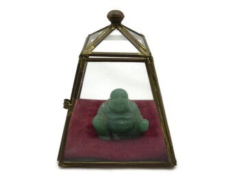 Clear Glass Box Display Case - Geometric Glass Jewelry Box