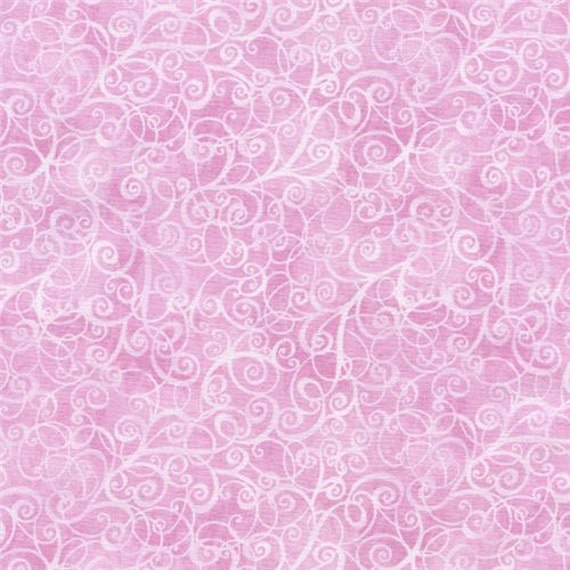 Items similar to 211608 pink cute swirl pattern fabric Timeless ...